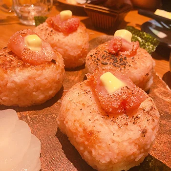 たらこバター焼きおにぎり