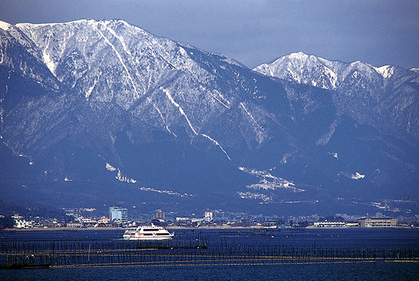 琵琶湖の冬景色を堪能